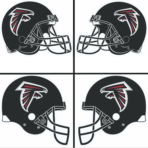 Atlanta Falcons Helmet Logo iron on paper